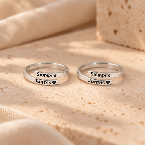 Pack 2 Anillos - Siempre Juntos + Caja de los Deseos