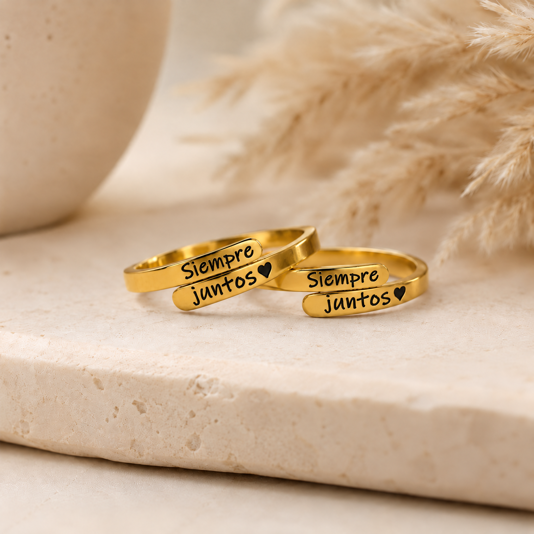 Anillos Siempre Juntos oro