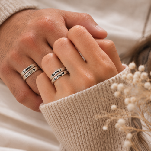Pack 2 Anillos - Siempre Juntos + Caja de los Deseos