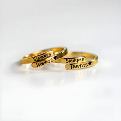Pack 2 Anillos - Siempre Juntos