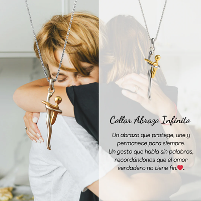 Collar abrazo eterno - Dorado